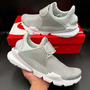 Size 10 - Nike Sock Dart Metallic Silver